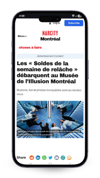 museum of illusions phone mockup