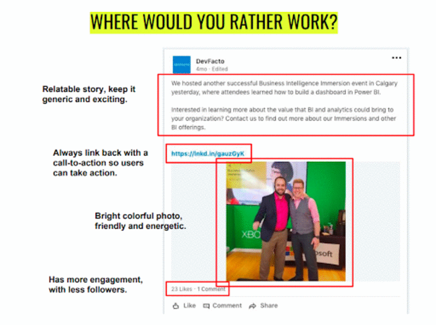 Where would you rather work
