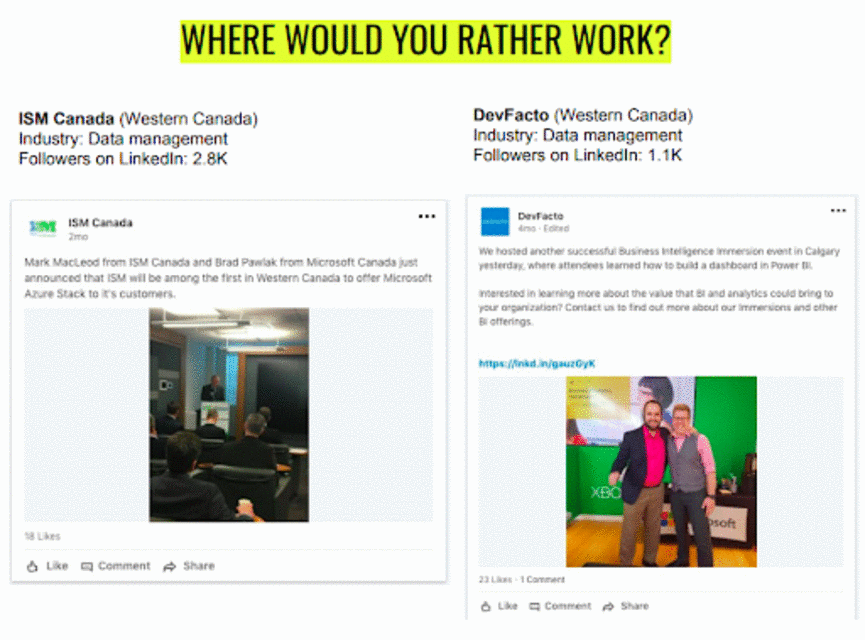 Where would you rather work