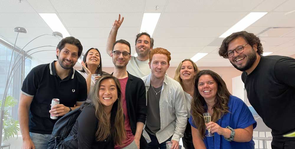 employees at the hub