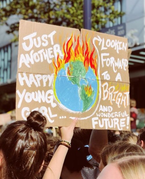 Protest for climate change